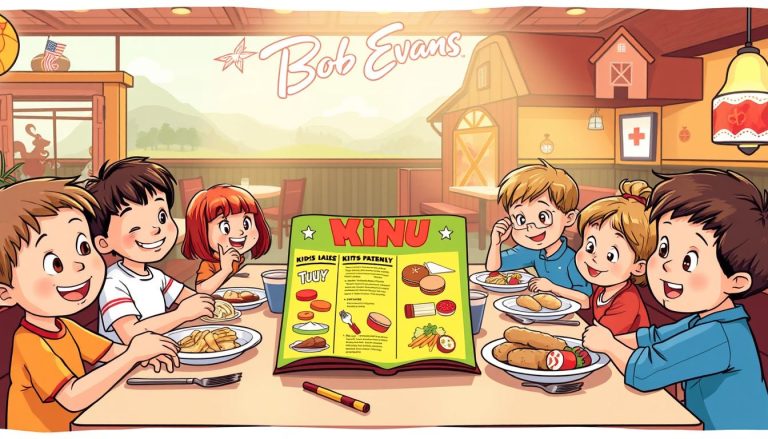 Bob Evans Kids Menu With Prices