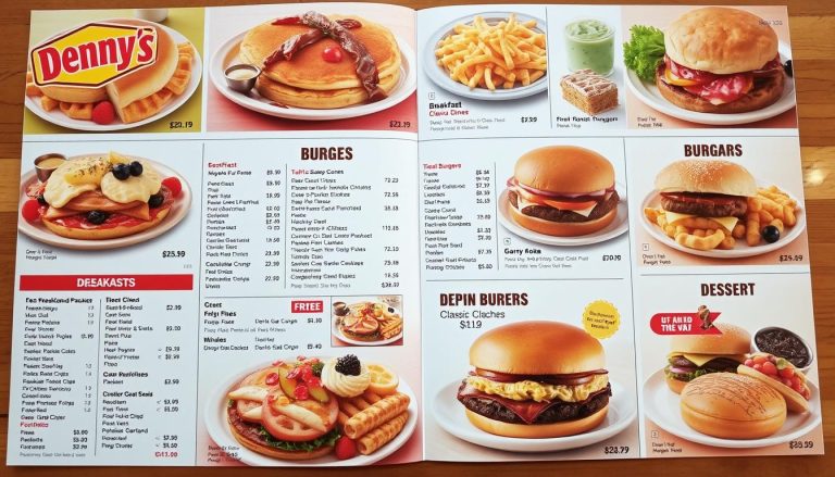 Denny's To Go Menu With Prices