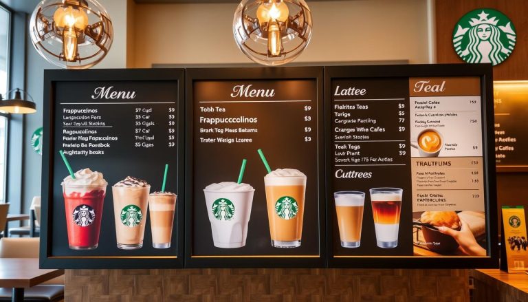 Starbucks Canada Menu With Prices