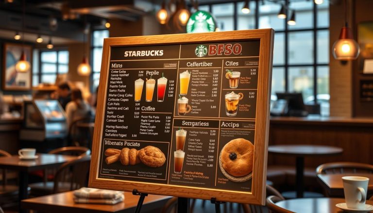 Starbucks Menu With Prices Open Now