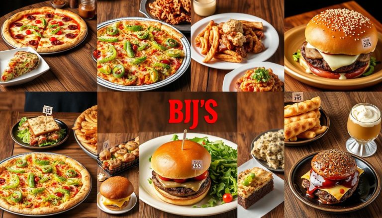 bj's menu menu with prices