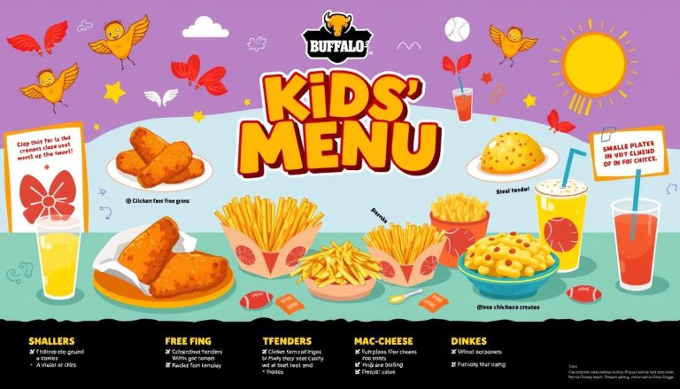 buffalo wild wings kids menu