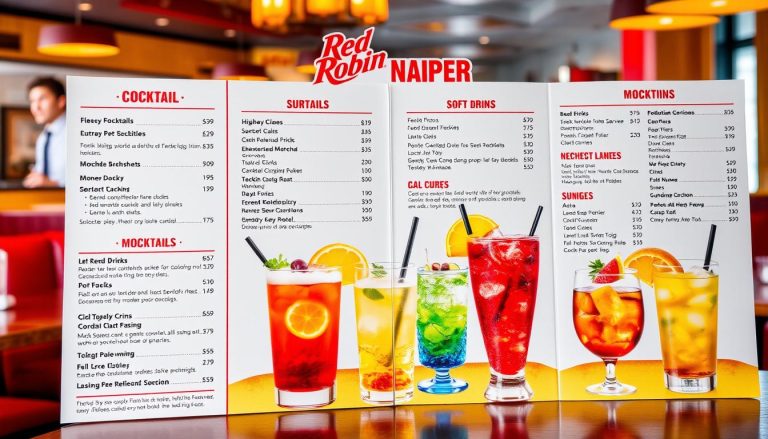 Red Robin Drink Menu With Prices