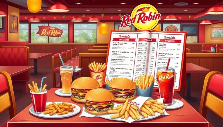 Red Robin Tuesday Specials Menu With Prices