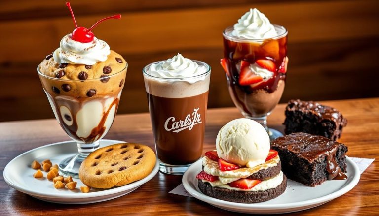 carl's jr dessert menu