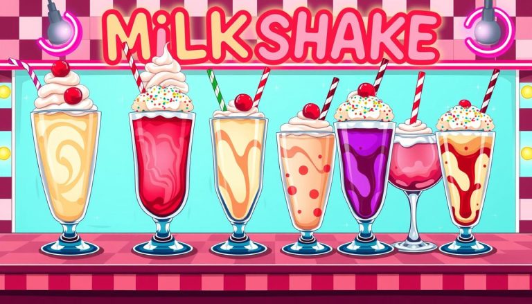 checkers milkshake menu