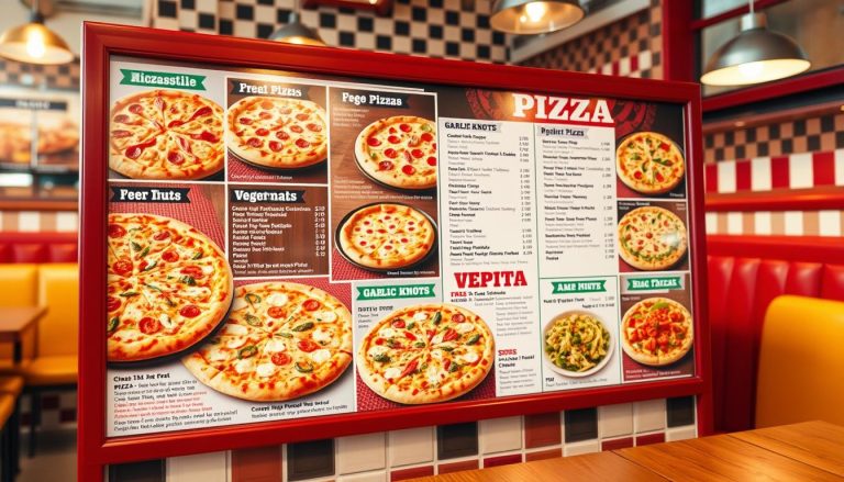 checkers pizza menu