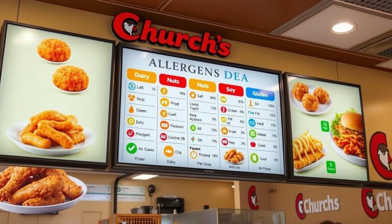 church's chicken allergen menu