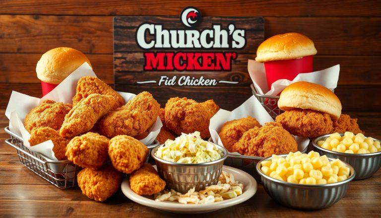 church's fried chicken menu