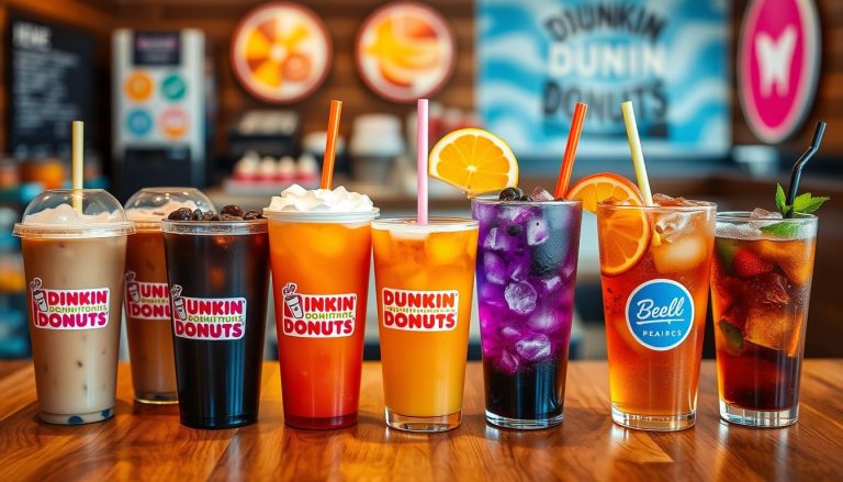 dunkin donuts beverage menu