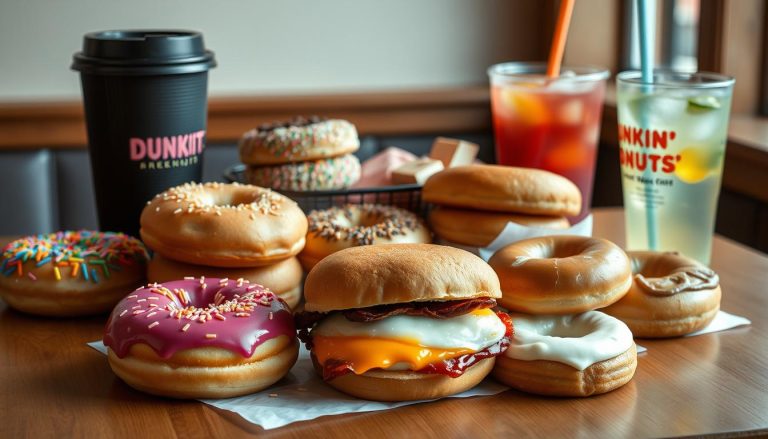 dunkin donuts breakfast menu