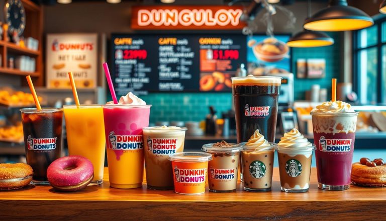 dunkin donuts coffee menu