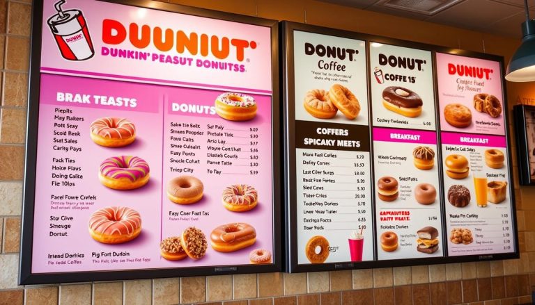 dunkin donuts menu with price