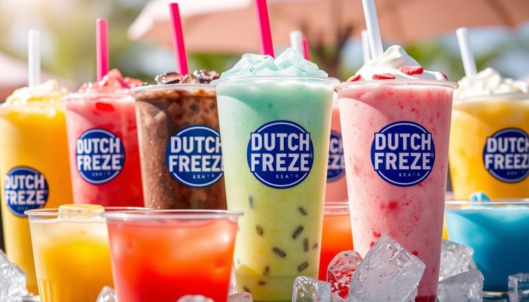 dutch bros freeze menu