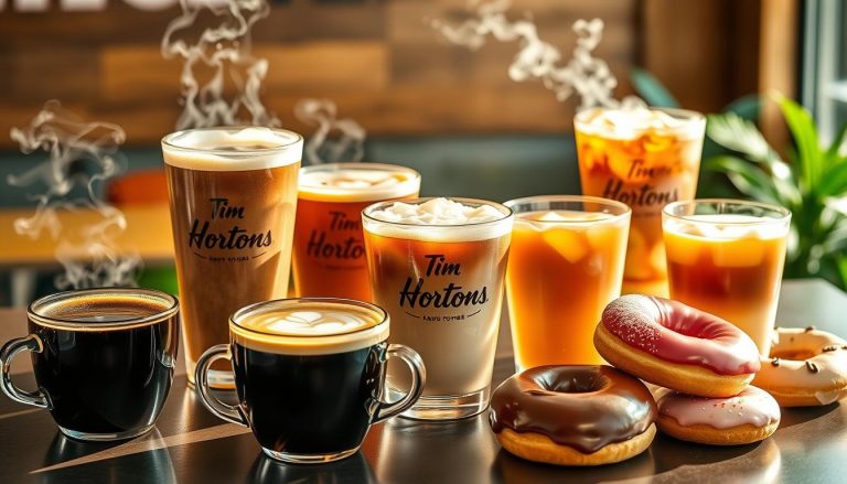 tim hortons coffee menu