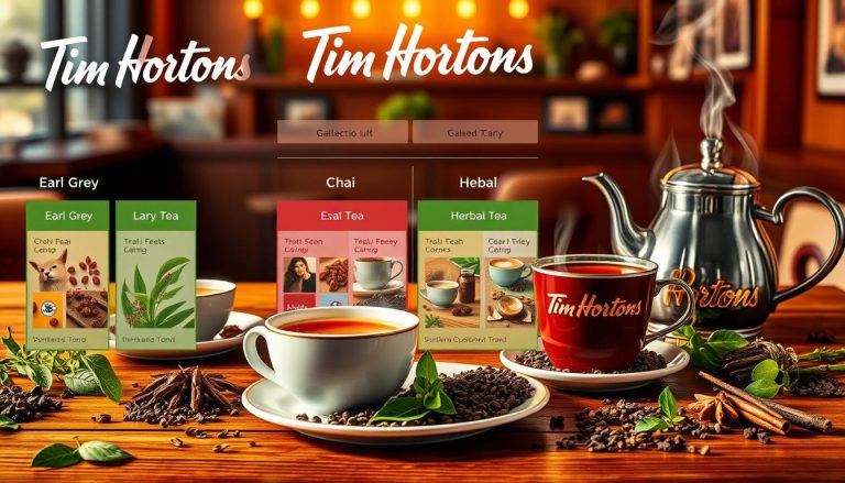 tim hortons tea menu