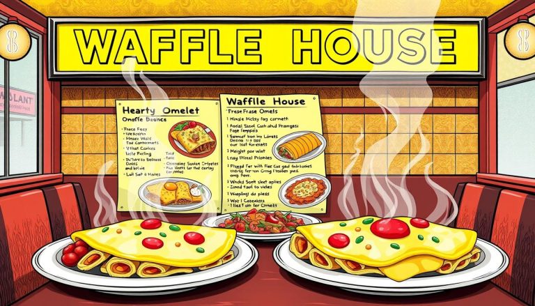 waffle house omelet menu