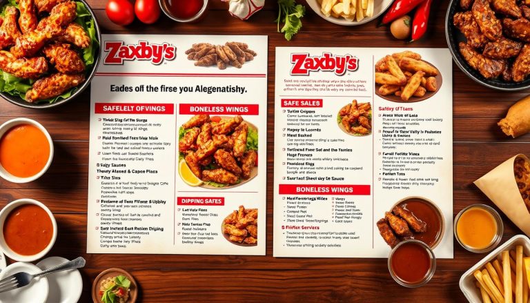 zaxby's allergen menu